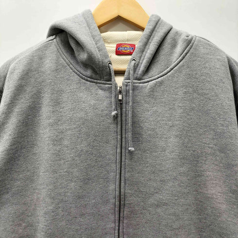 ディッキーズ Dickies ロゴ 刺繍 裏地 サーマル ジップアップ パーカー メンズ import:M